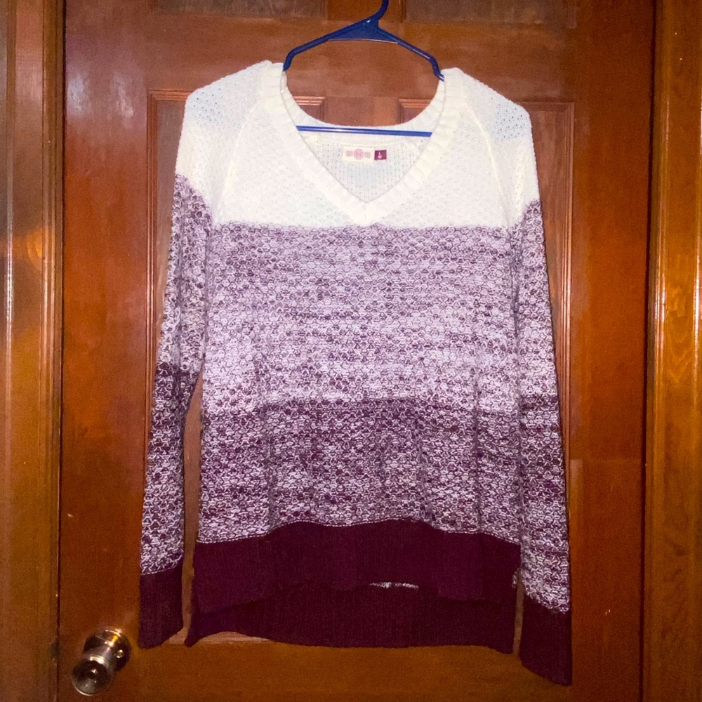 SO Long Sleeve Knit Sweater Juniors Size Large